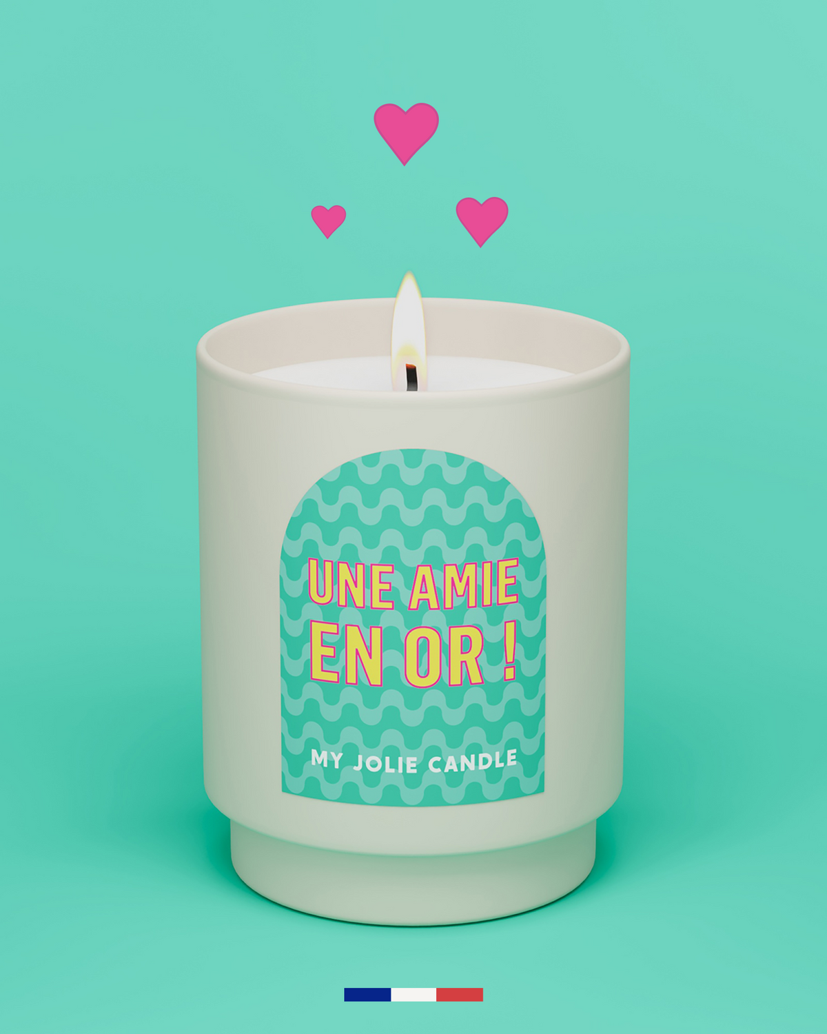 Bougie parfumée "Une amie en or" - Amazon