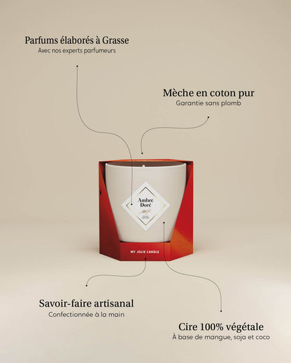 Bougie Ambre Doré