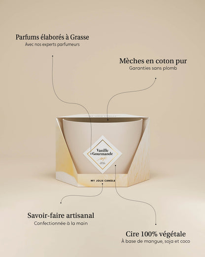 Grande bougie Vanille Gourmande